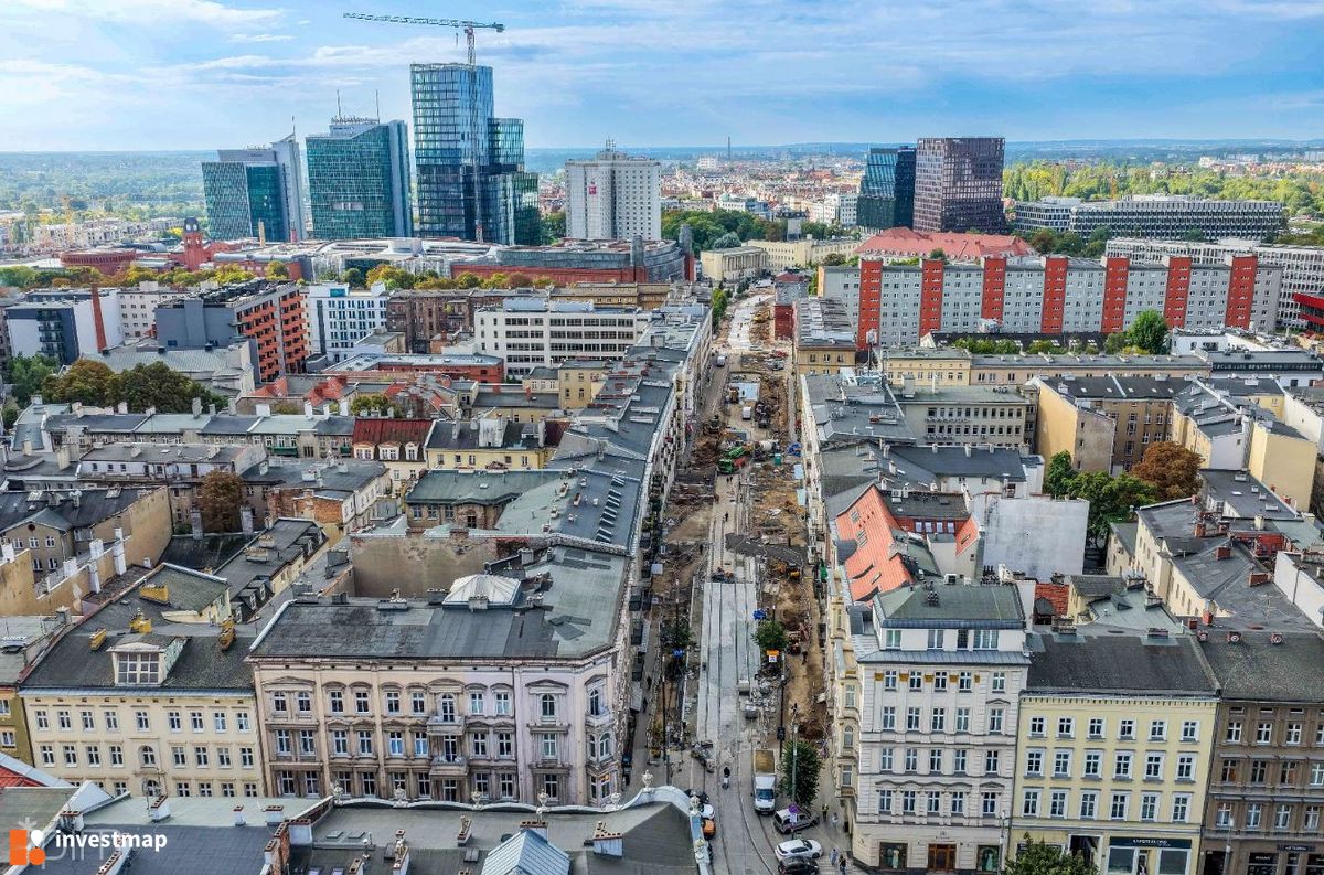 Zdjęcie Trasa tramwajowa, ul. Ratajczaka fot. Orzech 