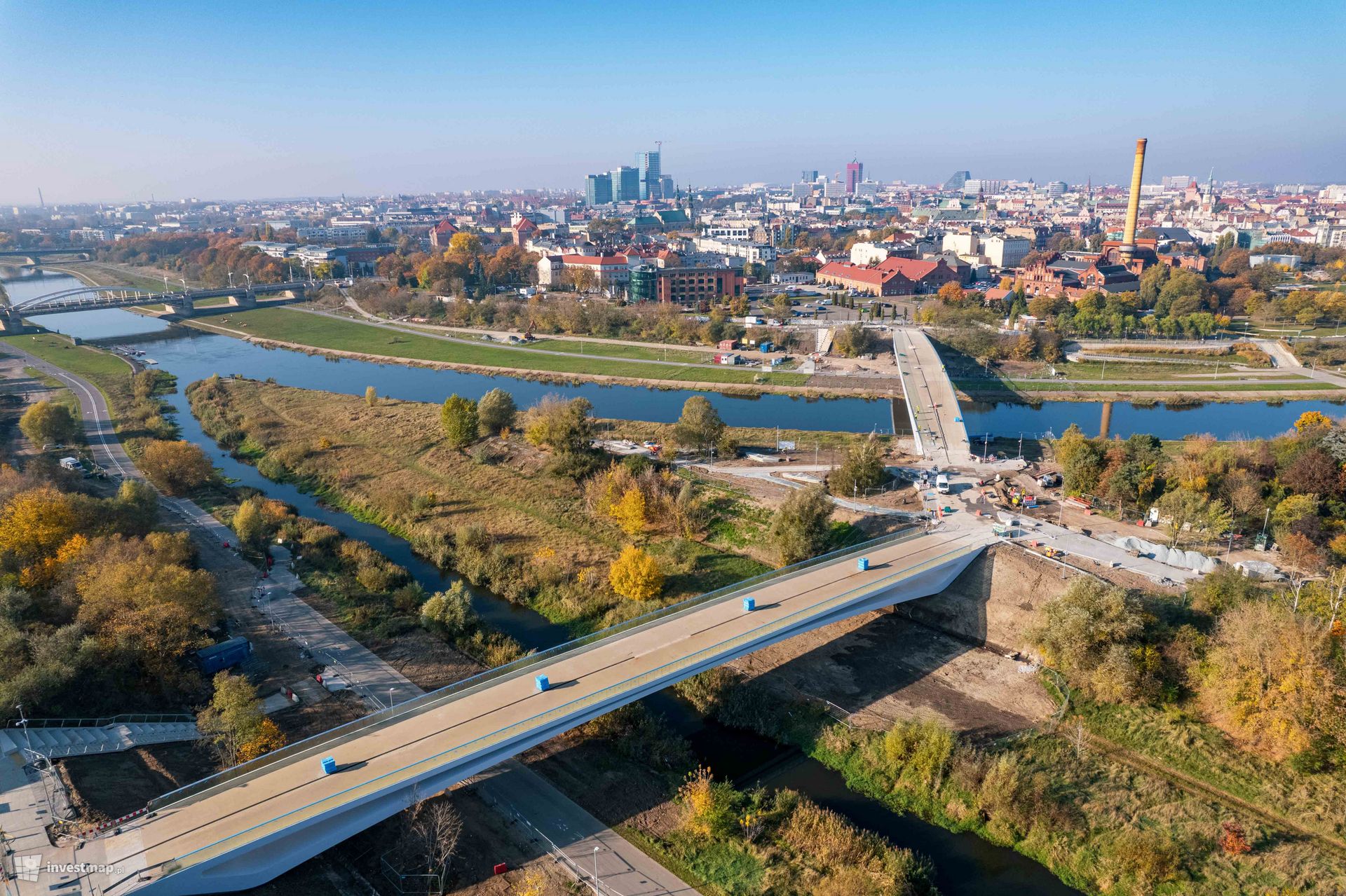 Dobiega końca budowa mostów Berdychowskich w Poznaniu 