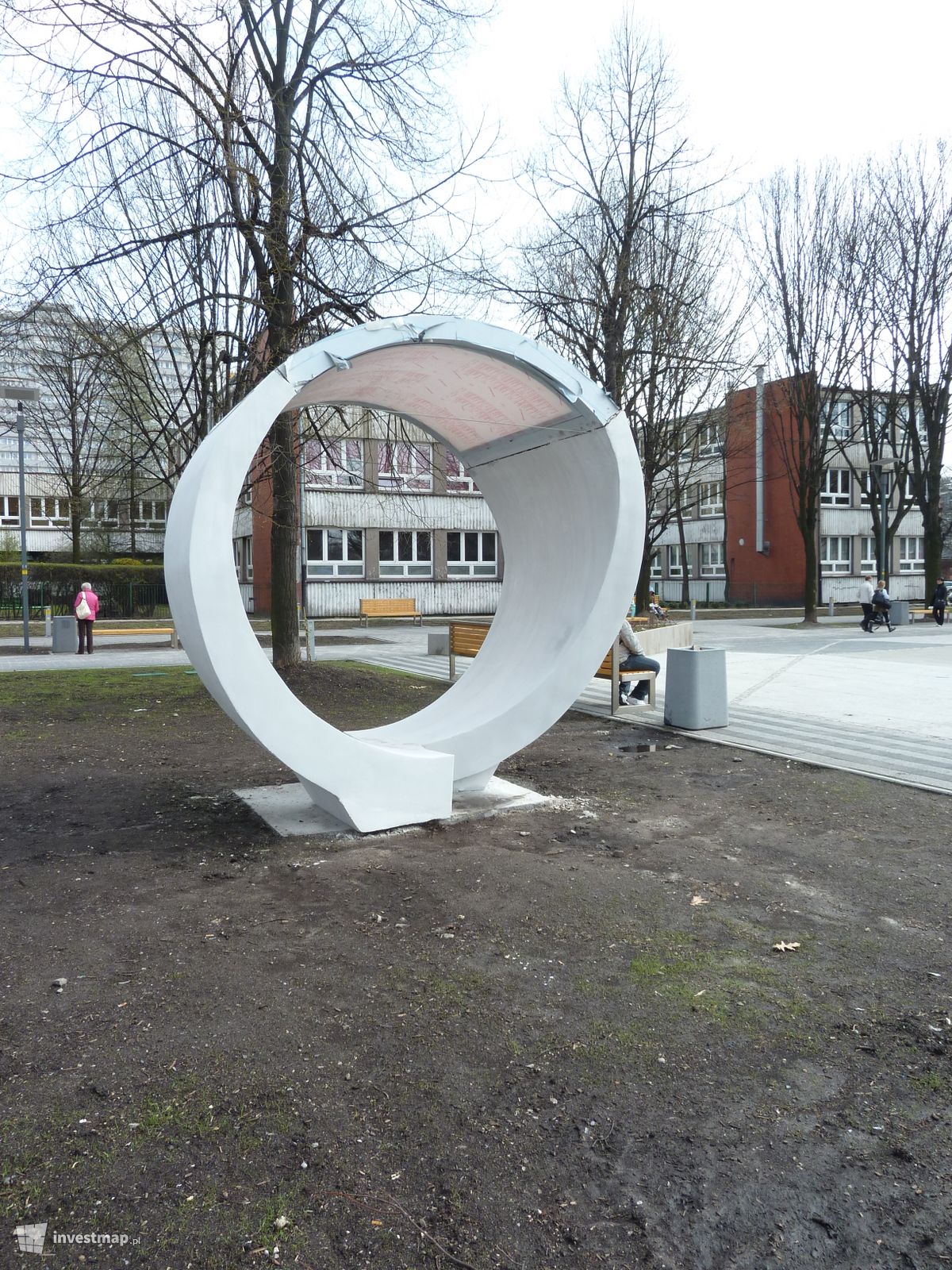 Zdjęcie [Katowice] Remont skweru "Sokolska Łąka", ul. Sokolska fot. Krypton 