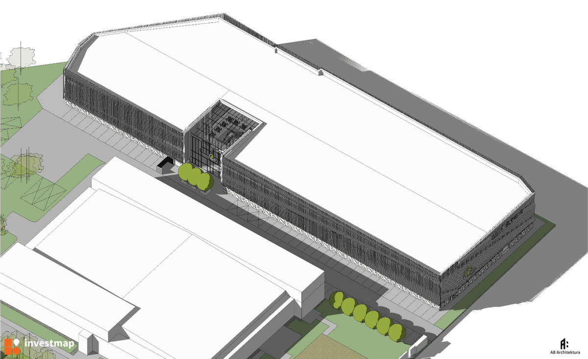 Wizualizacja Hala sportowa OSiR Bemowo dodał Wojciech Jenda