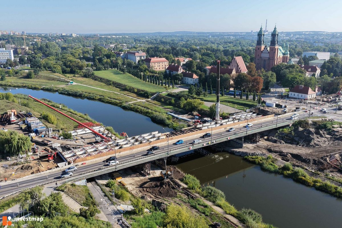Zdjęcie Przebudowa mostu Chrobrego w Poznaniu fot. Orzech 