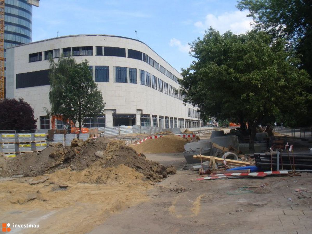 Zdjęcie [Wrocław-Krzyki] Przebudowa układu drogowego wokół Sky Tower fot. Jan Augustynowski