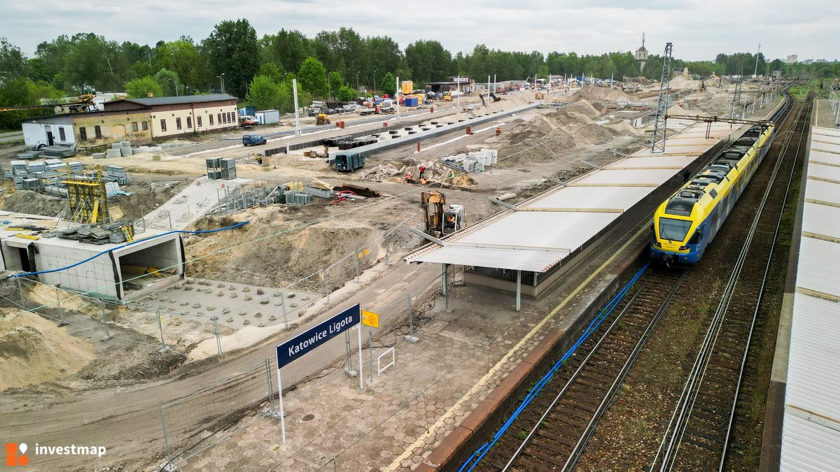 Zdjęcie Modernizacja linii Będzin – Katowice Piotrowice fot. Orzech 