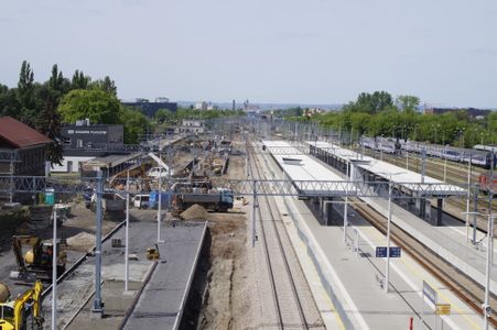 Postępują prace przy przebudowie stacji Kraków Płaszów [ZDJĘCIA]