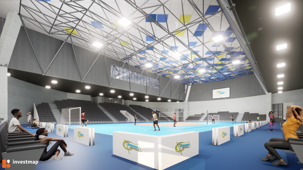 Wizualizacja Hala Sportowa Wanda dodał Damian Daraż 