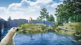 Warszawskie ZOO: Powstaje projekt nowego wybiegu dla niedźwiedzi polarnych [WIZUALIZACJE]