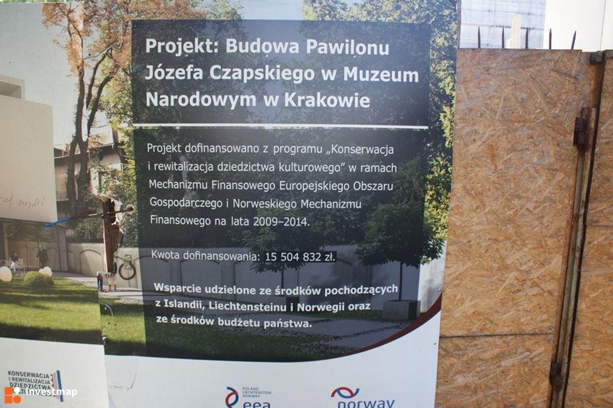 Zdjęcie [Kraków] Pawilon Józefa Czapskiego w Muzeum Narodowym w Krakowie, ul. Piłsudskiego fot. Damian Daraż 