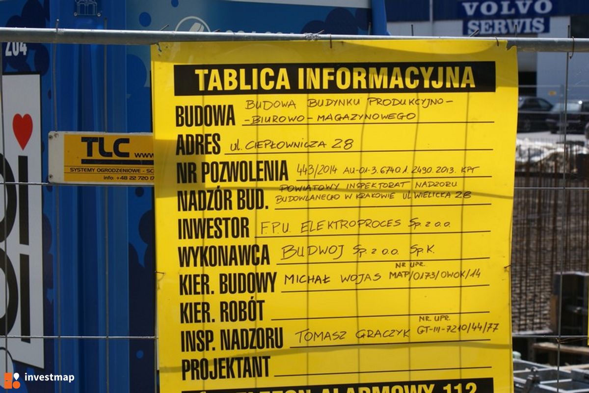 Zdjęcie [Kraków] Budynek Magazynowo - Biurowy, ul. Ciepłownicza 28 fot. Damian Daraż 