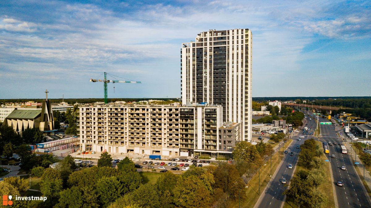 Zdjęcie [Warszawa] Apartamentowiec "Aura Sky" fot. Jakub Zazula 