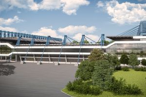 Trwa modernizacja Stadionu Miejskiego w Krakowie na potrzeby III Igrzysk Europejskich Kraków-Małopolska 2023 [ZDJĘCIA + WIZUALIZACJE]