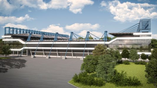Trwa modernizacja Stadionu Miejskiego w Krakowie na potrzeby III Igrzysk Europejskich Kraków-Małopolska 2023 [ZDJĘCIA + WIZUALIZACJE]