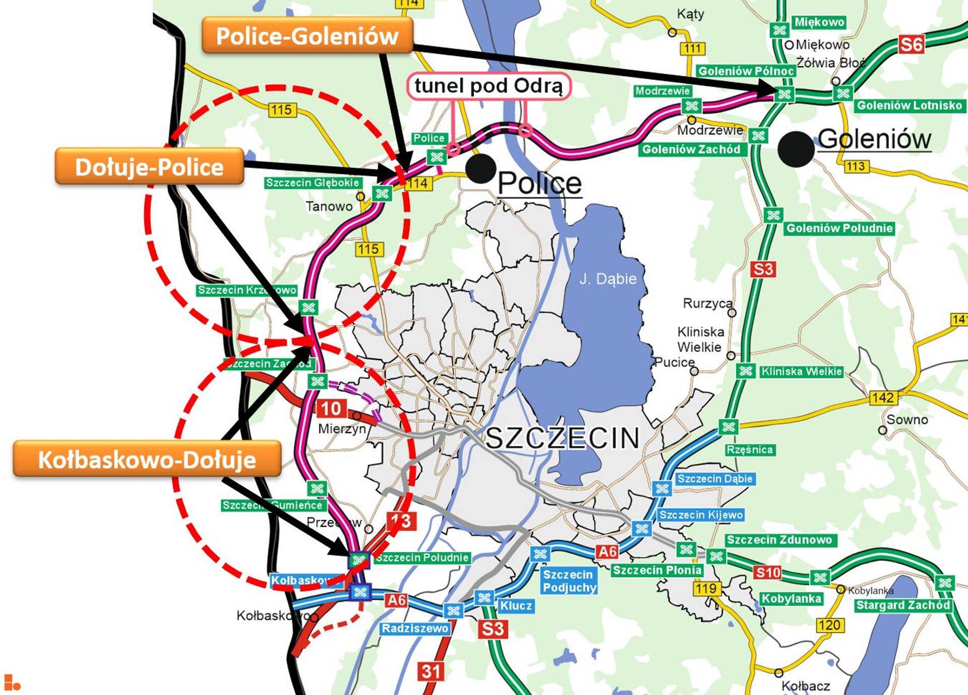 Kto i za ile chce wybudować dwa odcinki S6 Zachodniej Obwodnicy Szczecina?