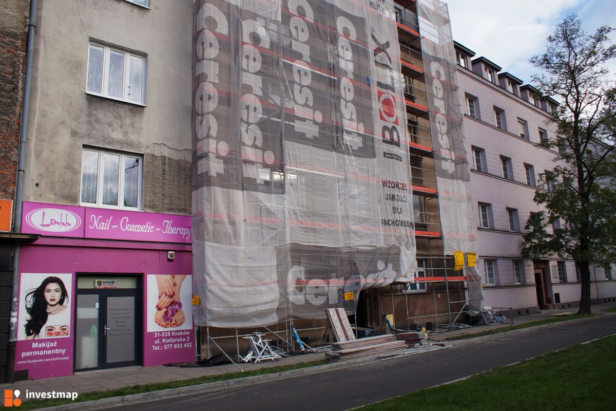 Zdjęcie [Kraków] Remont Kamienicy, ul. Kotlarska 4 fot. Damian Daraż 