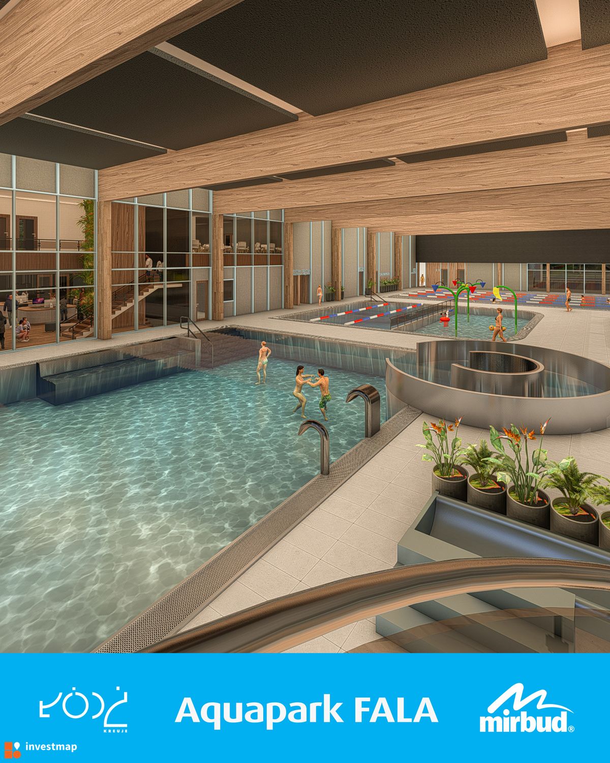Wizualizacja Aquapark Widzew dodał Orzech 