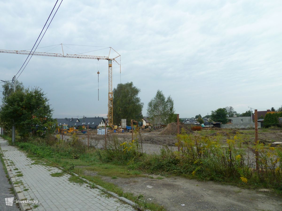 Zdjęcie [Katowice] Osiedle budynków w zabudowie bliźniaczej i jednorodzinnej, ul. Łopianowa fot. Krypton 