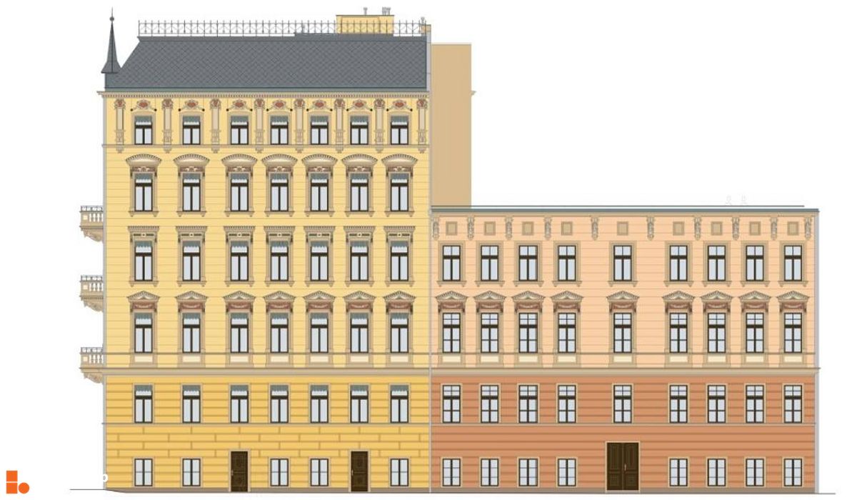 Wizualizacja [Wrocław] Concordia Hub (kamienica na Wyspie Słodowej 7/7a) dodał Orzech 