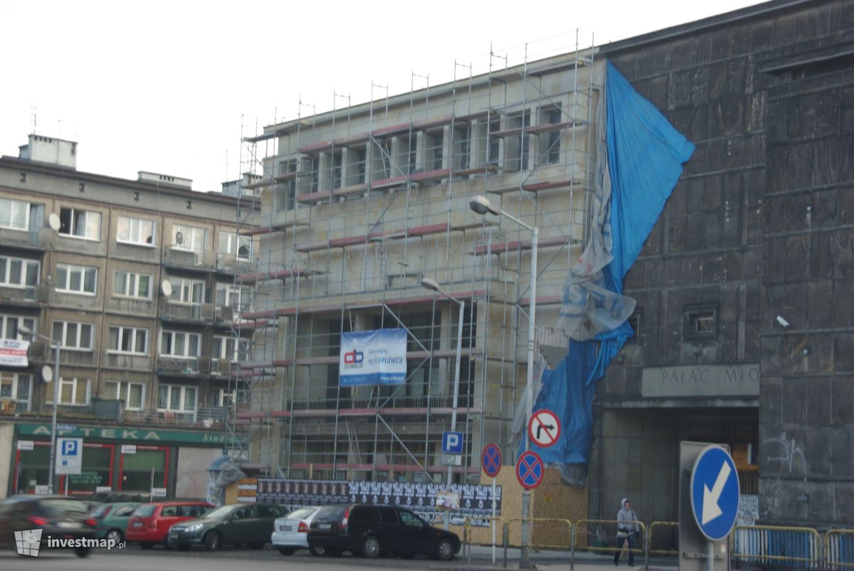 Zdjęcie [Katowice] Remont Pałacu Młodzieży fot. Lukander 