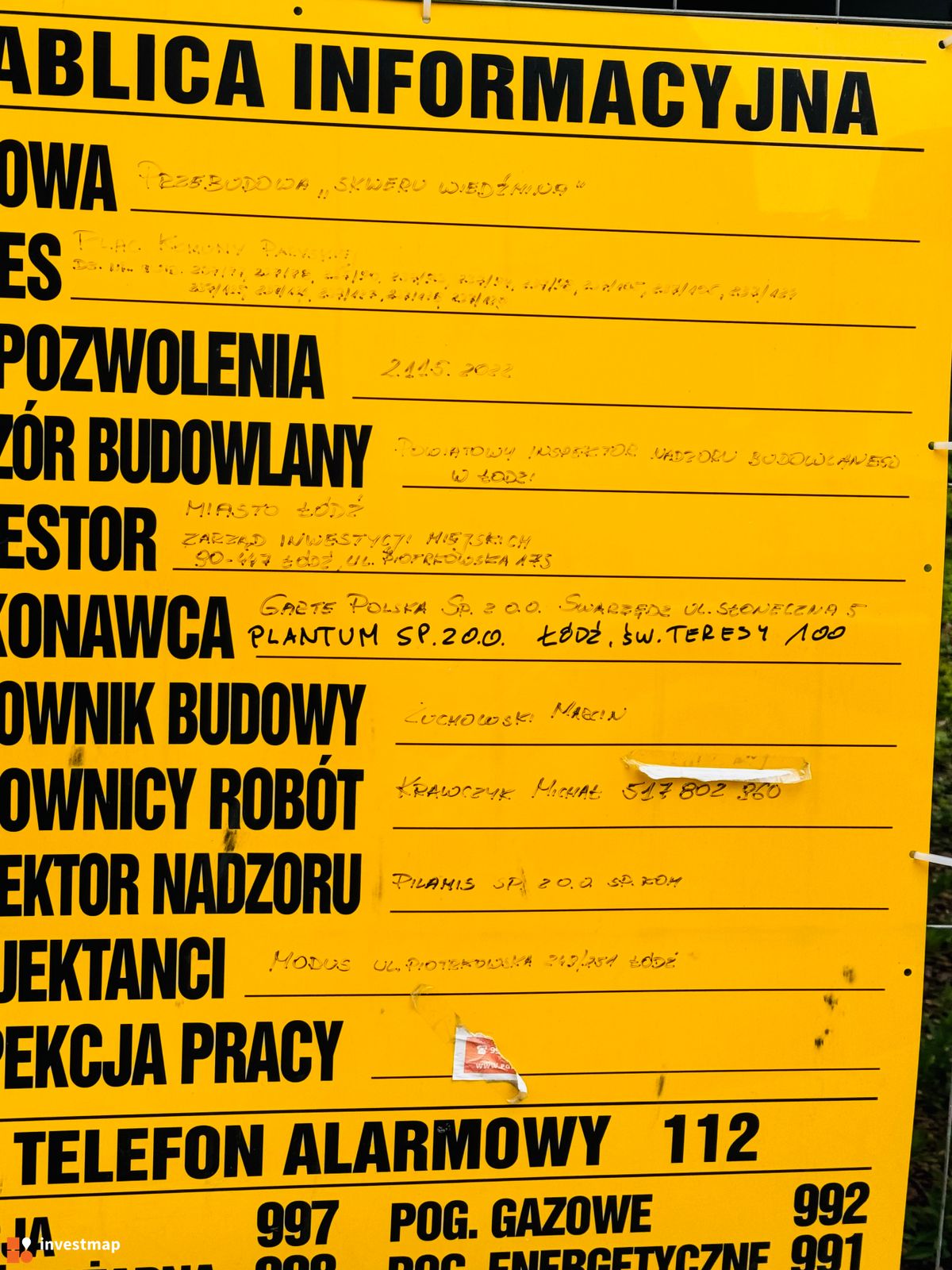 Zdjęcie Skwer Wiedźmina fot. Jan Augustynowski