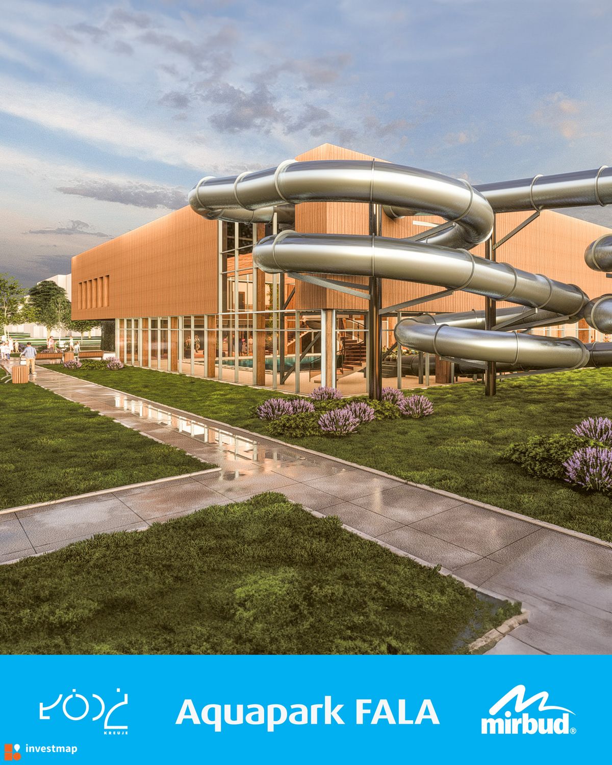 Wizualizacja Aquapark Widzew dodał Orzech 