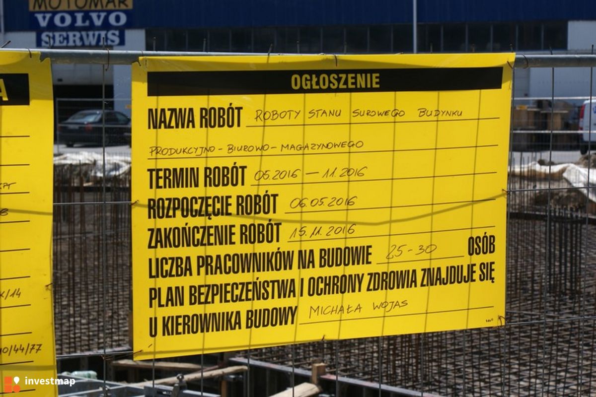 Zdjęcie [Kraków] Budynek Magazynowo - Biurowy, ul. Ciepłownicza 28 fot. Damian Daraż 