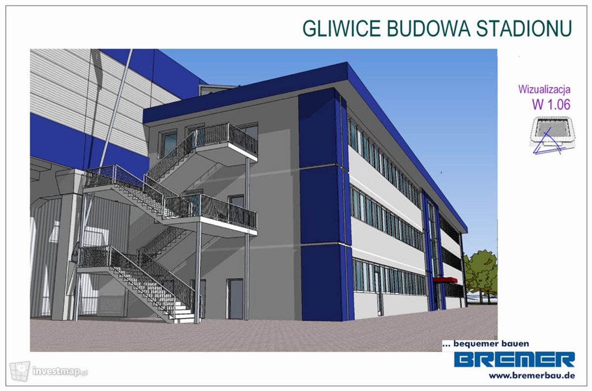 Wizualizacja [Gliwice] Nowy Stadion Piasta Gliwice dodał Lukander 