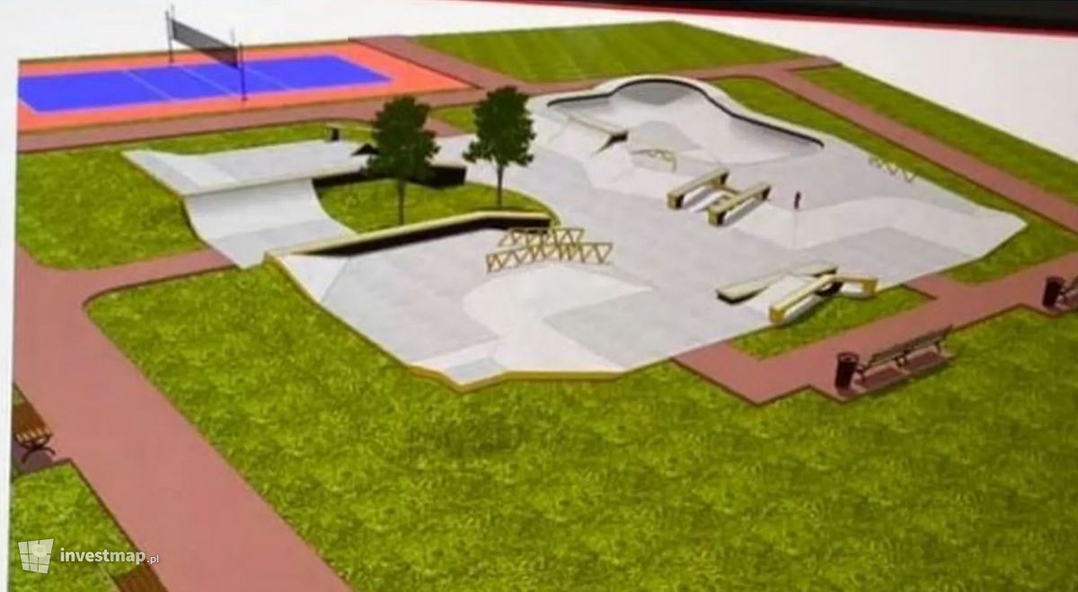 Wizualizacja Skatepark i boisko wielofunkcyjne dodał Orzech 