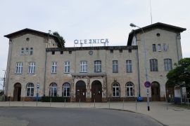 Remont dworca kolejowego w Oleśnicy
