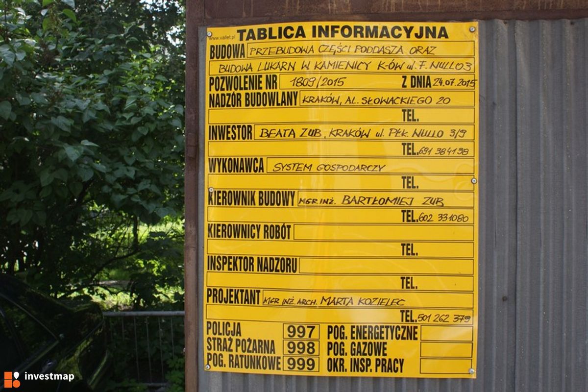 Zdjęcie [Kraków] Remont, Przebudowa, ul. F. Nullo 3 fot. Damian Daraż 