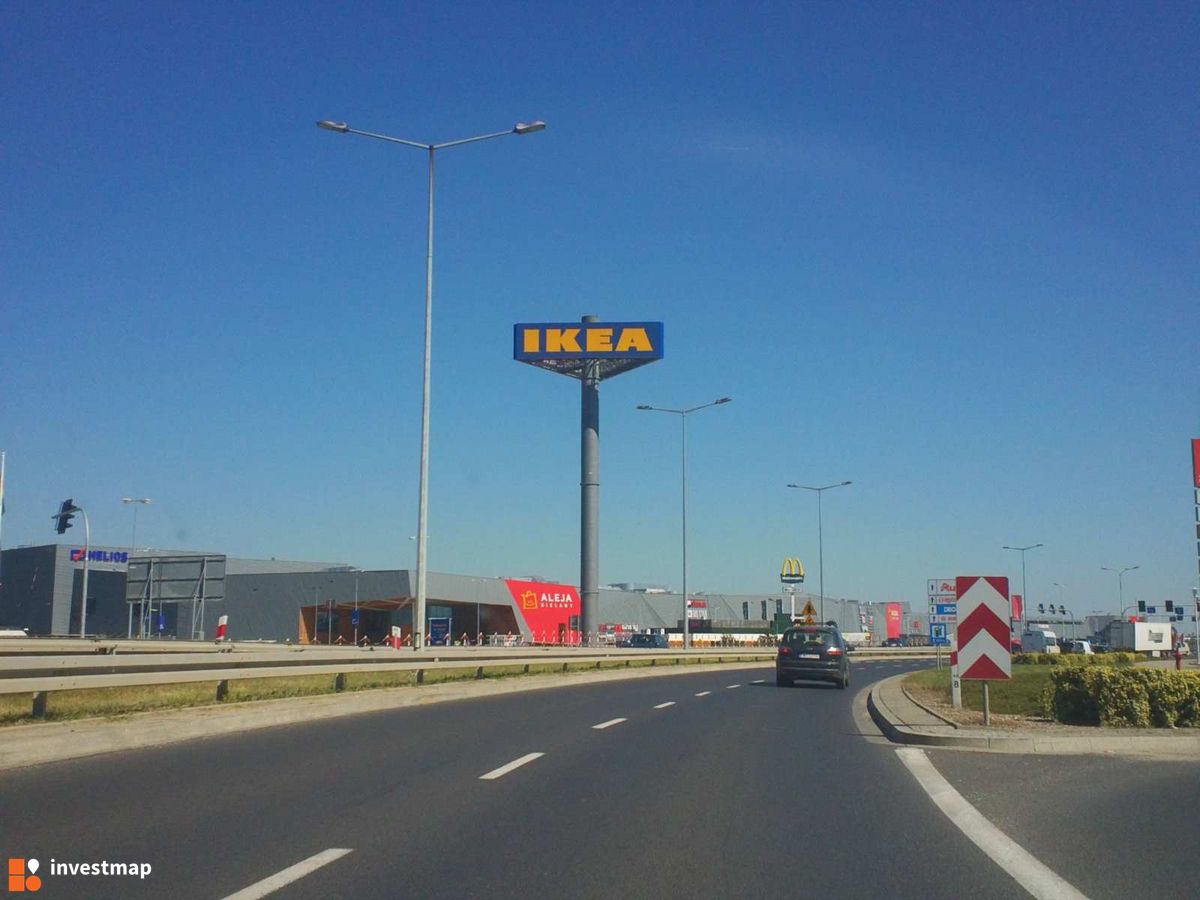 Zdjęcie Park Handlowy "Aleja Bielany" (rozbudowa) i "Ikea" fot. Orzech 