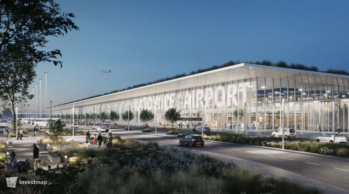 Wizualizacja [Pyrzowice] Port lotniczy w Katowice-Pyrzowice - inwestycje i nowe połączenia lotnicze dodał Orzech 