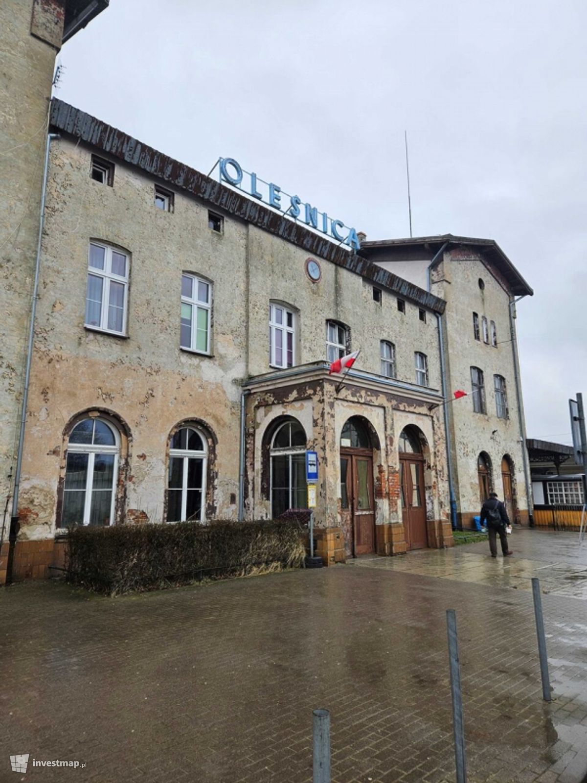 Zdjęcie Remont dworca kolejowego w Oleśnicy fot. Orzech 