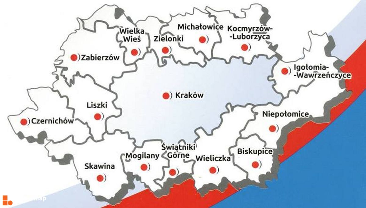 Wizualizacja [Kraków] Kolej Aglomeracyjna dodał Damian Daraż 
