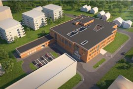 Wkrótce rozpocznie się rozbudowa Zespołu Szkolno-Przedszkolnego nr 15 w Krakowie [WIZUALIZACJE]