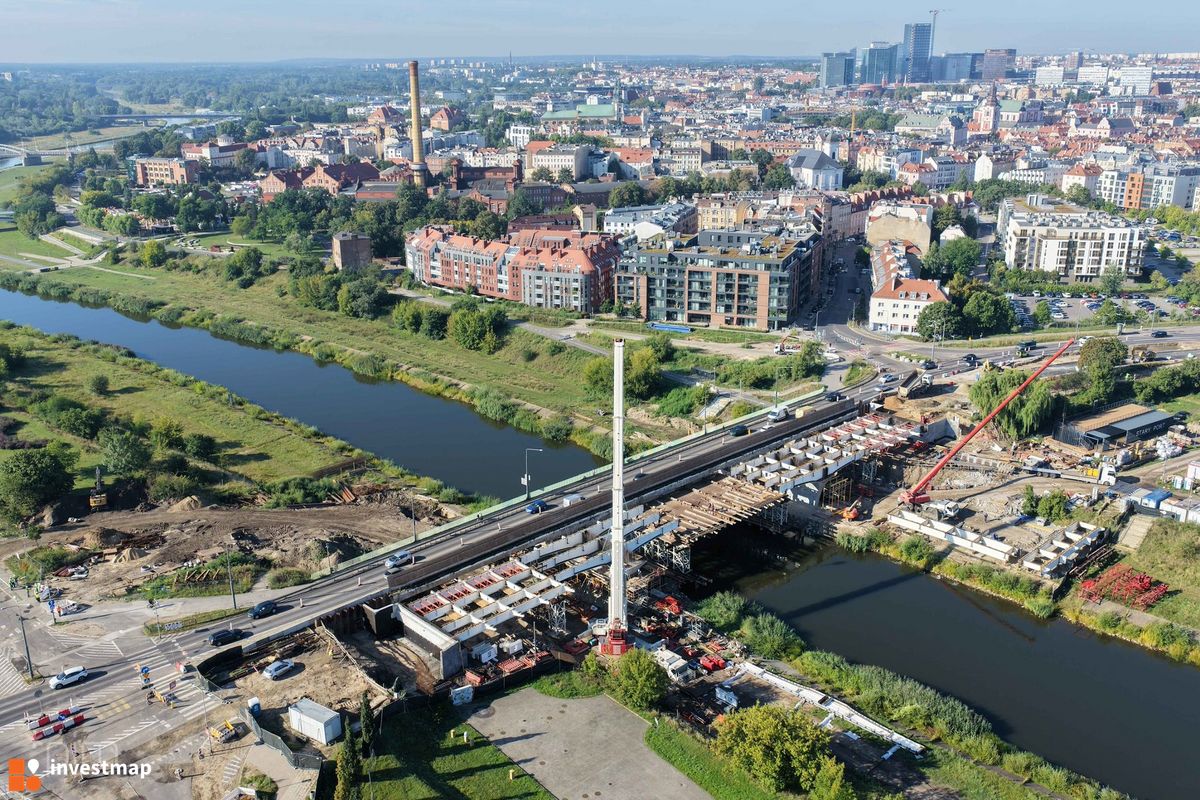 Zdjęcie Przebudowa mostu Chrobrego w Poznaniu fot. Orzech 