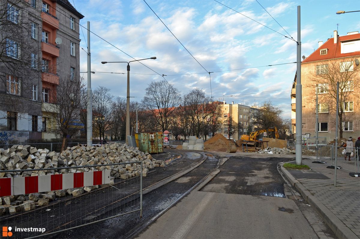 Zdjęcie [Wrocław] Ul. Nowowiejska (przebudowa) fot. alsen strasse 67 