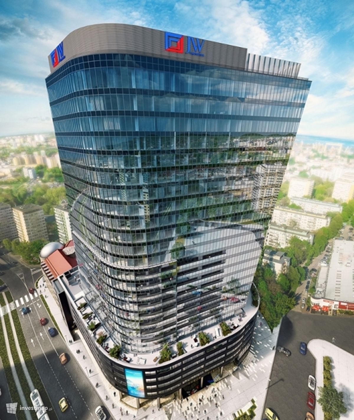 Wizualizacja [Szczecin] Aparthotel "Hanza Tower" dodał Damian Daraż 
