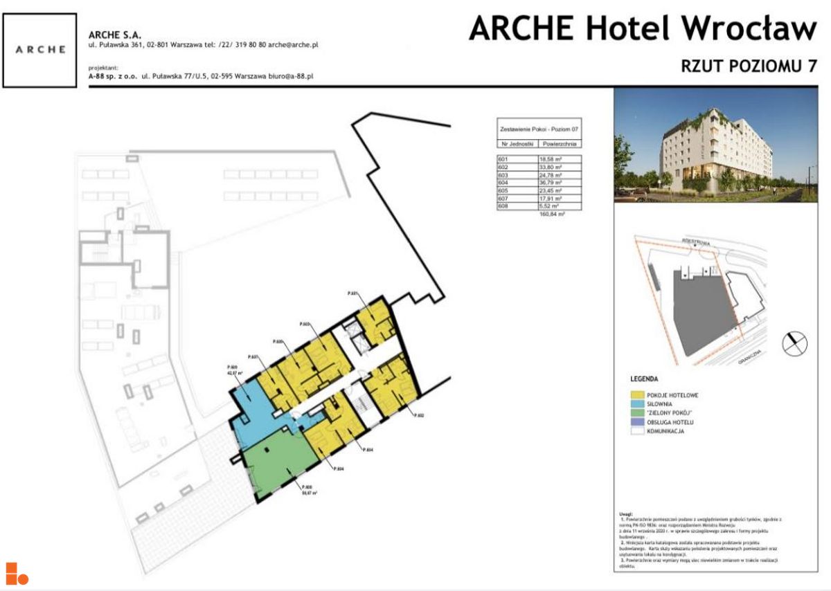Wizualizacja Arche Hotel Wrocław dodał Orzech 