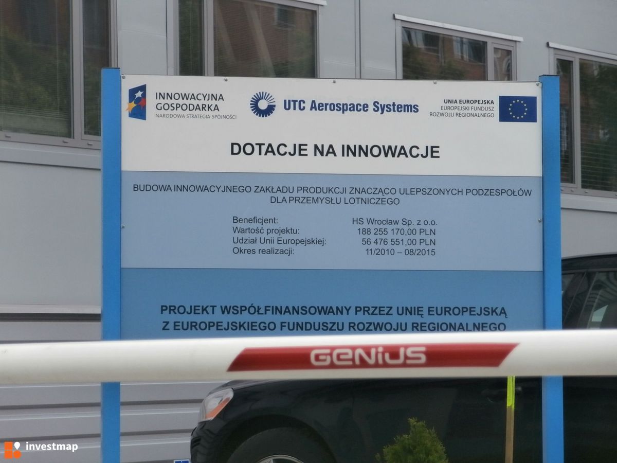 Zdjęcie [Wrocław] Inżynieryjne Centrum Badawczo-Rozwojowe UTC Aerospace Systems fot. Jan Augustynowski
