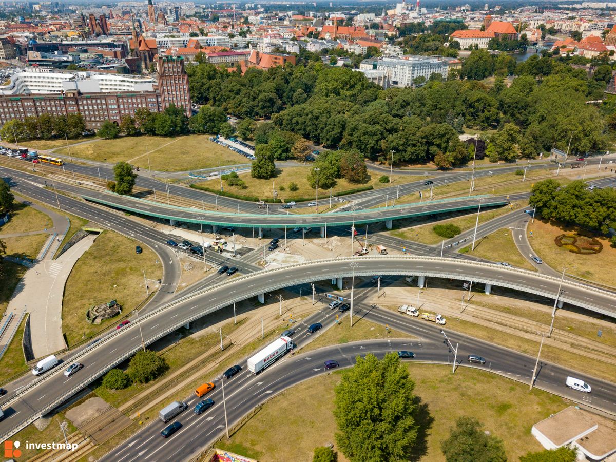 Zdjęcie [Wrocław] Wyburzenie Estakady na Placu Społecznym fot. Jakub Zazula 