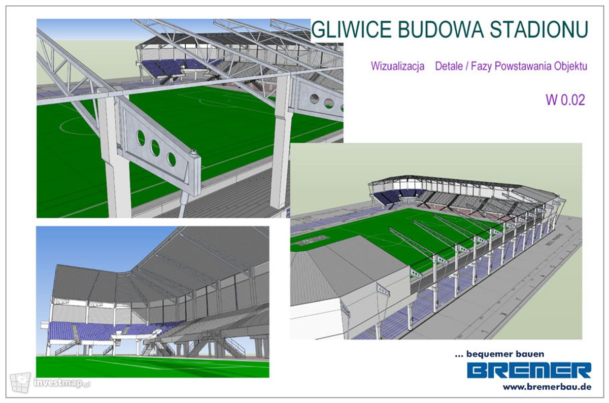 Wizualizacja [Gliwice] Nowy Stadion Piasta Gliwice dodał Lukander 