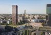 Przy Spodku w centrum Katowic powstanie nowy 130-metrowy wieżowiec [NOWE WIZUALIZACJE]