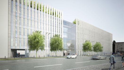 W centrum Wrocławia trwa budowa nowej siedziby Sądu Apelacyjnego [FILM + ZDJĘCIA + WIZUALIZACJE]