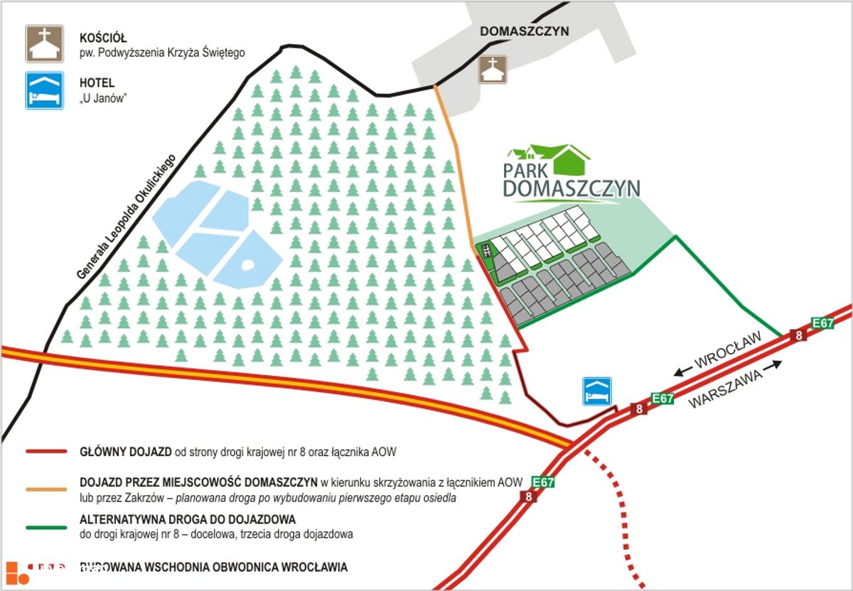 Wizualizacja Osiedla Park Domaszczyn i Przy Parku 