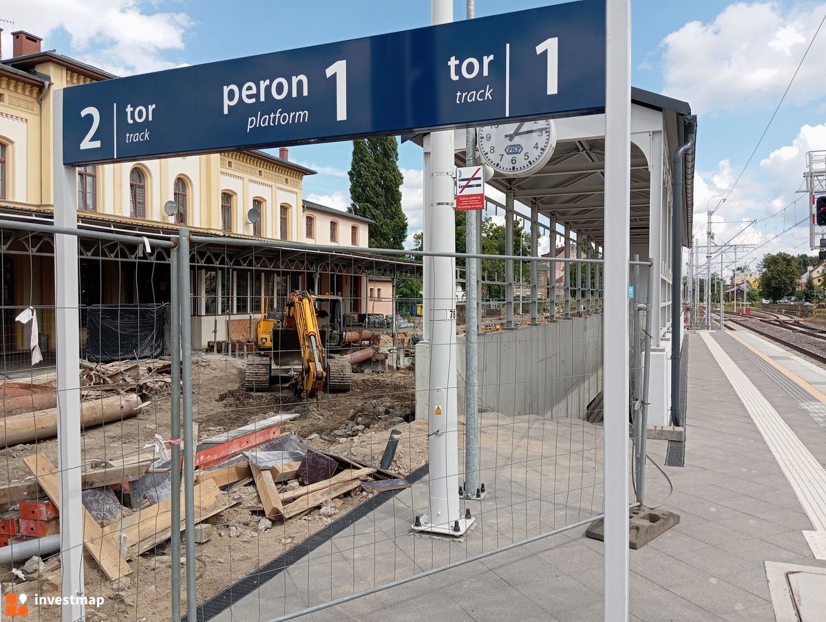Zdjęcie Przebudowa stacji kolejowej Ostróda fot. Orzech 