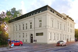 W centrum Wrocławia trwa remont zabytkowego Pałacu Leipzigera [FILM + WIZUALIZACJE]