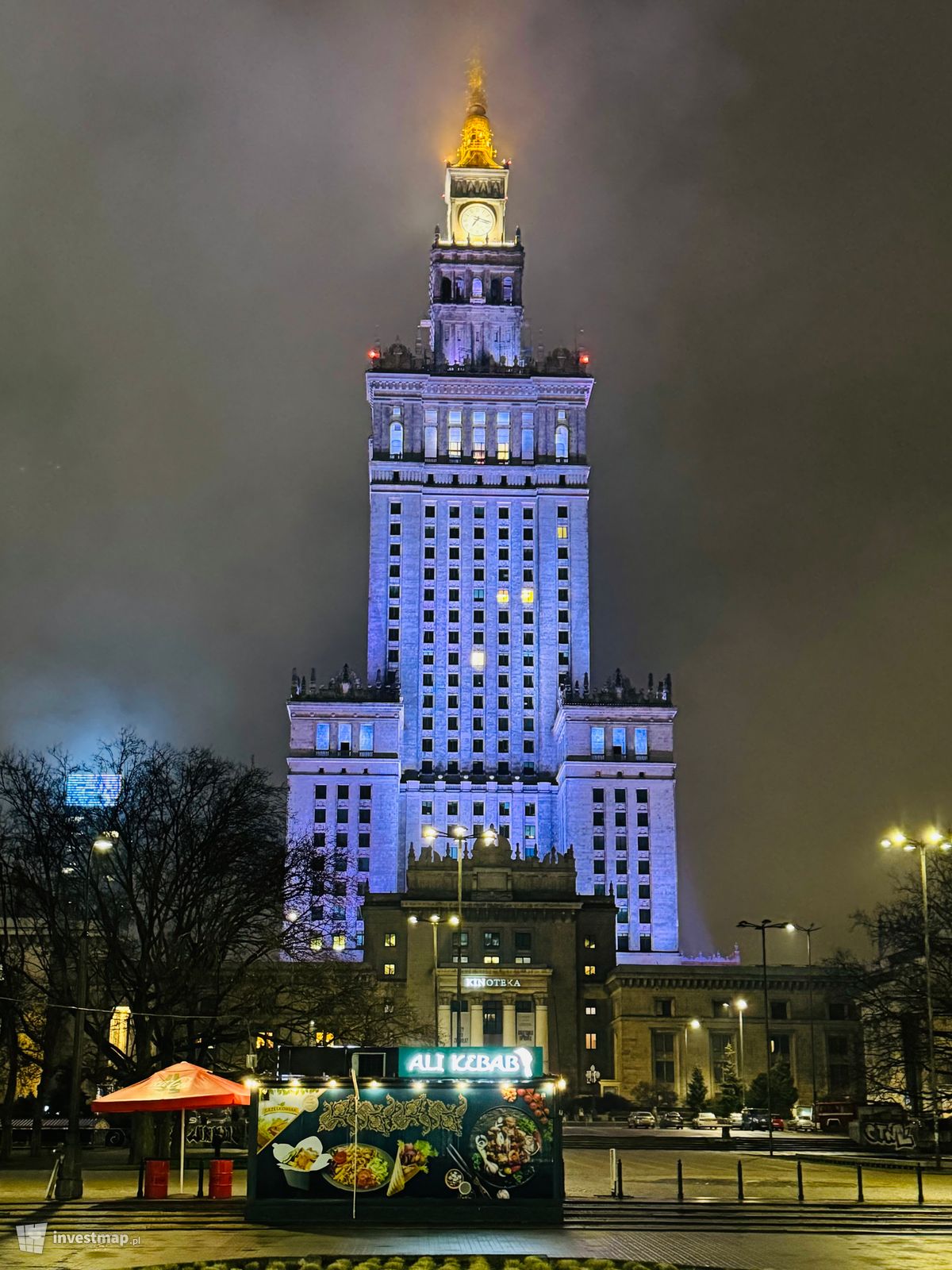 Zdjęcie Pałac Kultury i Nauki w Warszawie fot. Jan Augustynowski