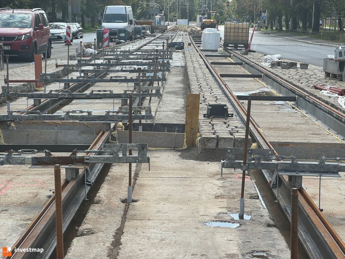 Zdjęcie Modernizacja Torowiska Tramwajowego, ul. Powstańców Śląskich fot. Jan Augustynowski