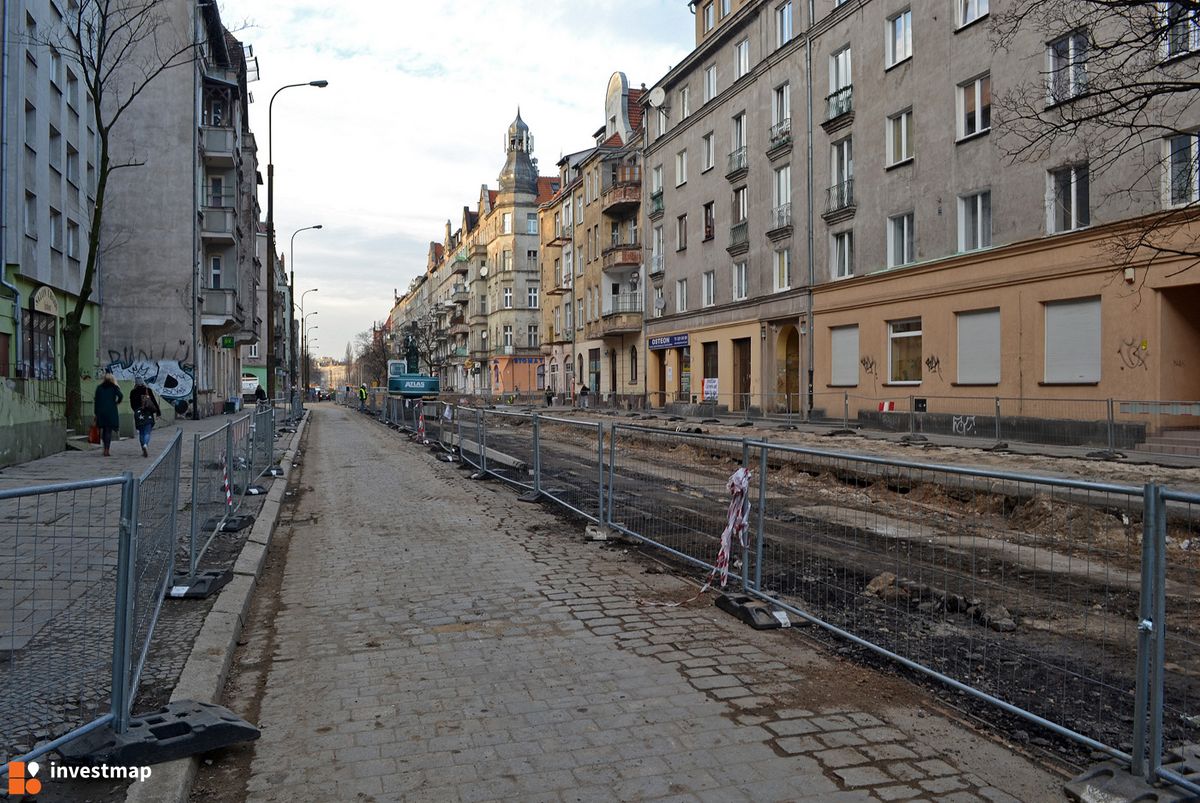 Zdjęcie [Wrocław] Ul. Nowowiejska (przebudowa) fot. alsen strasse 67 