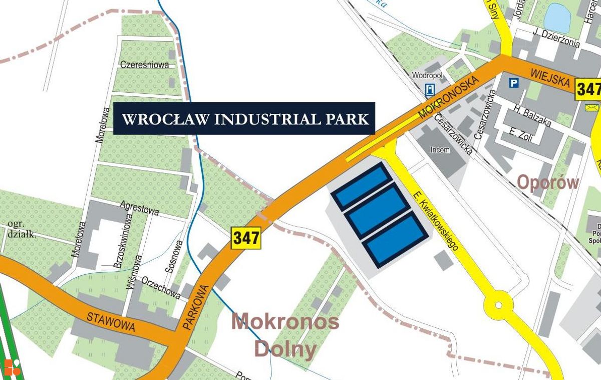 Wizualizacja [Wrocław] Kompleks magazynowy "Goodman Wrocław IV Logistics Centre" dodał MatKoz 