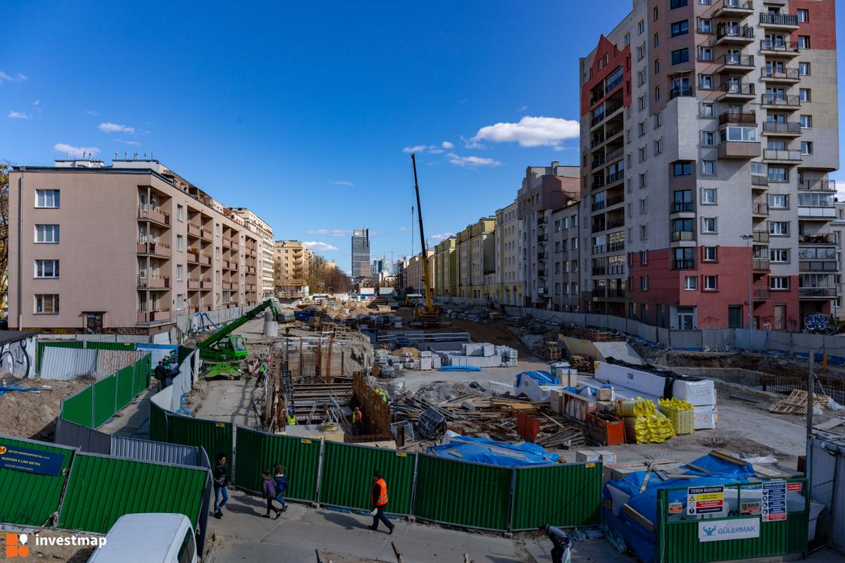 Zdjęcie [Warszawa] Budowa Stacji Metra linii M2 C7 - Młynów fot. Jakub Zazula 